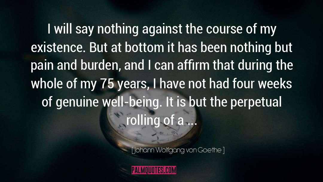Rolling quotes by Johann Wolfgang Von Goethe