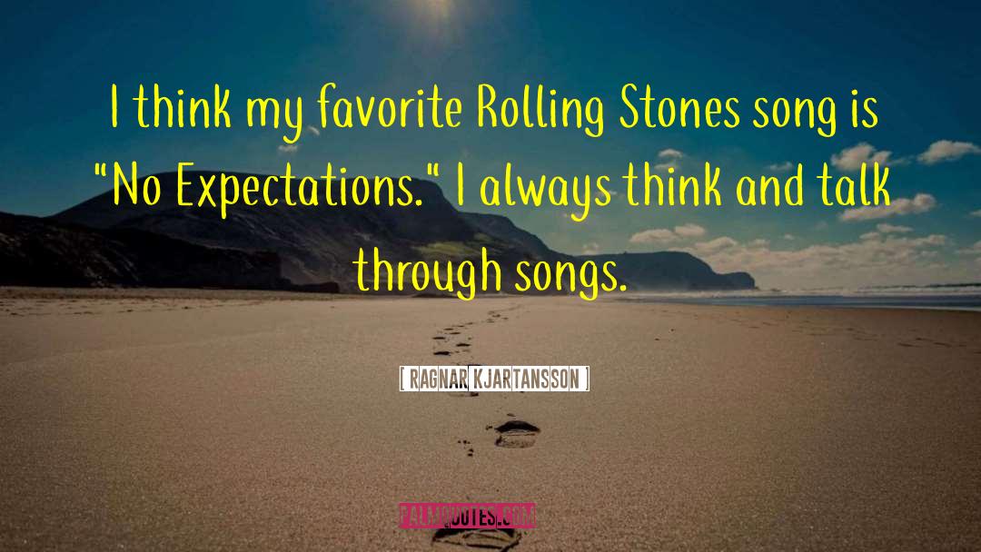 Rolling Stones quotes by Ragnar Kjartansson