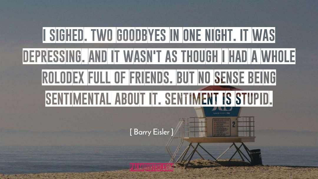 Rolodex quotes by Barry Eisler