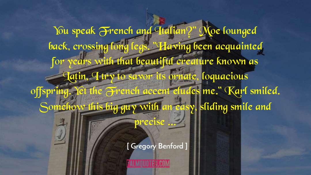 Roma Latin quotes by Gregory Benford