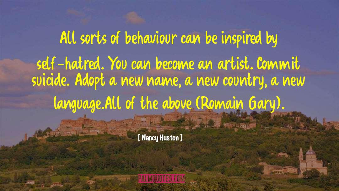 Romain Gary quotes by Nancy Huston