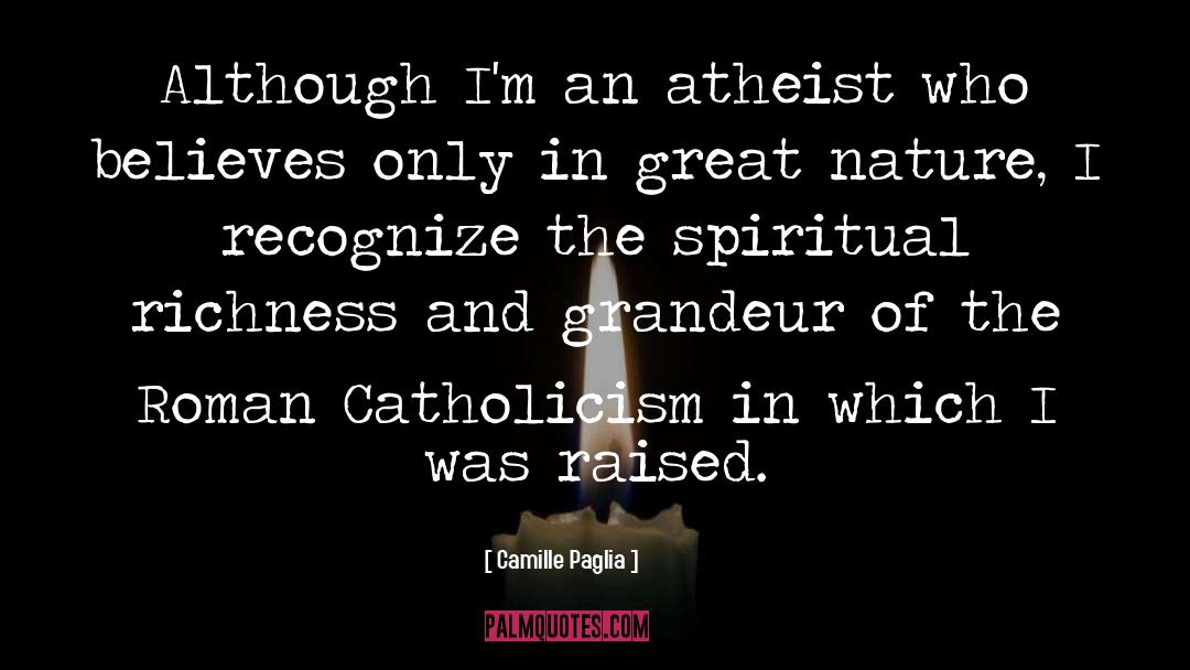 Roman Catholicism quotes by Camille Paglia