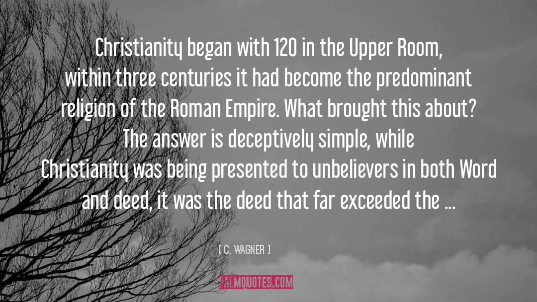 Roman Empire quotes by C. Wagner