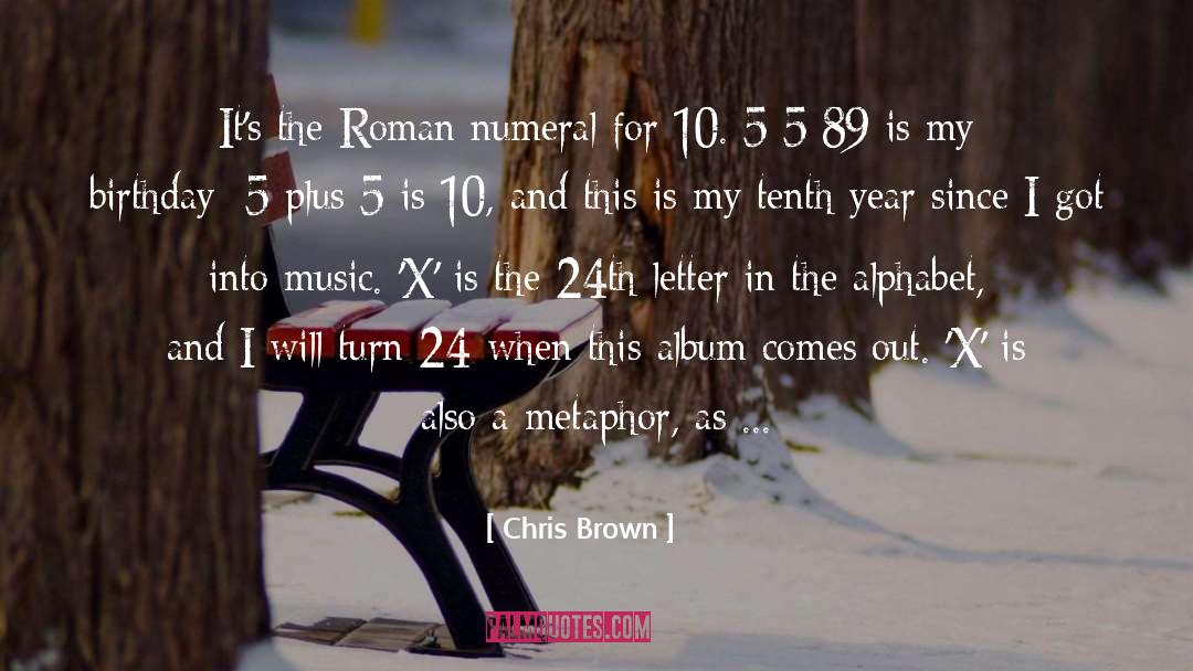 Roman Numeral quotes by Chris Brown
