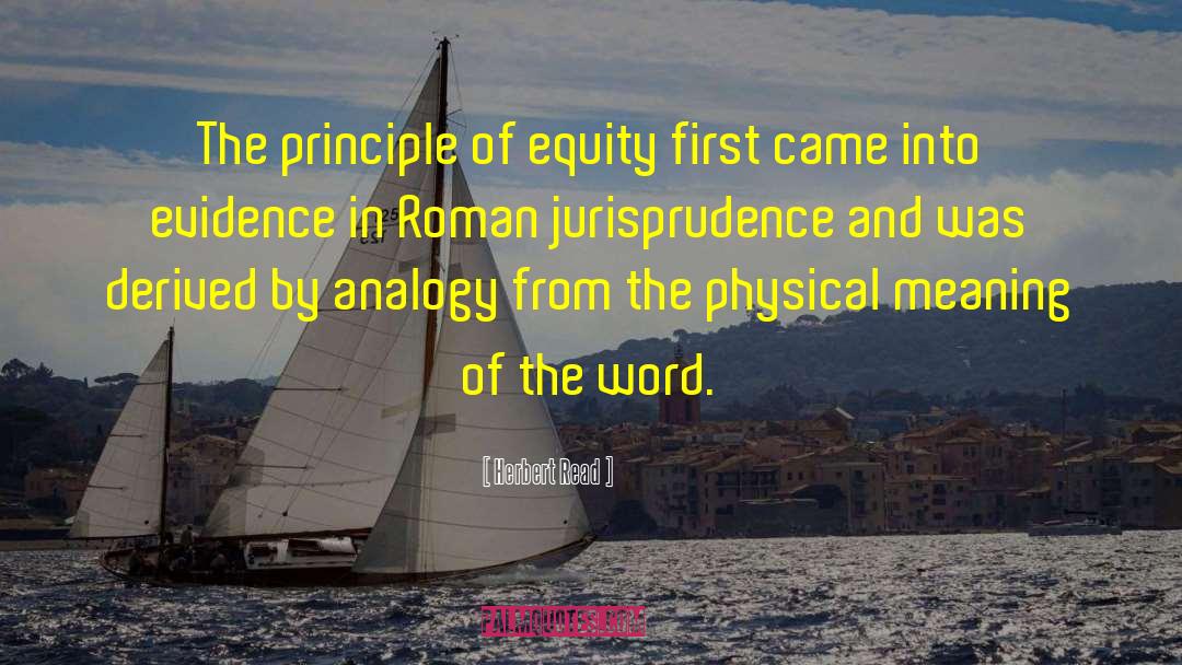 Roman Numerals quotes by Herbert Read