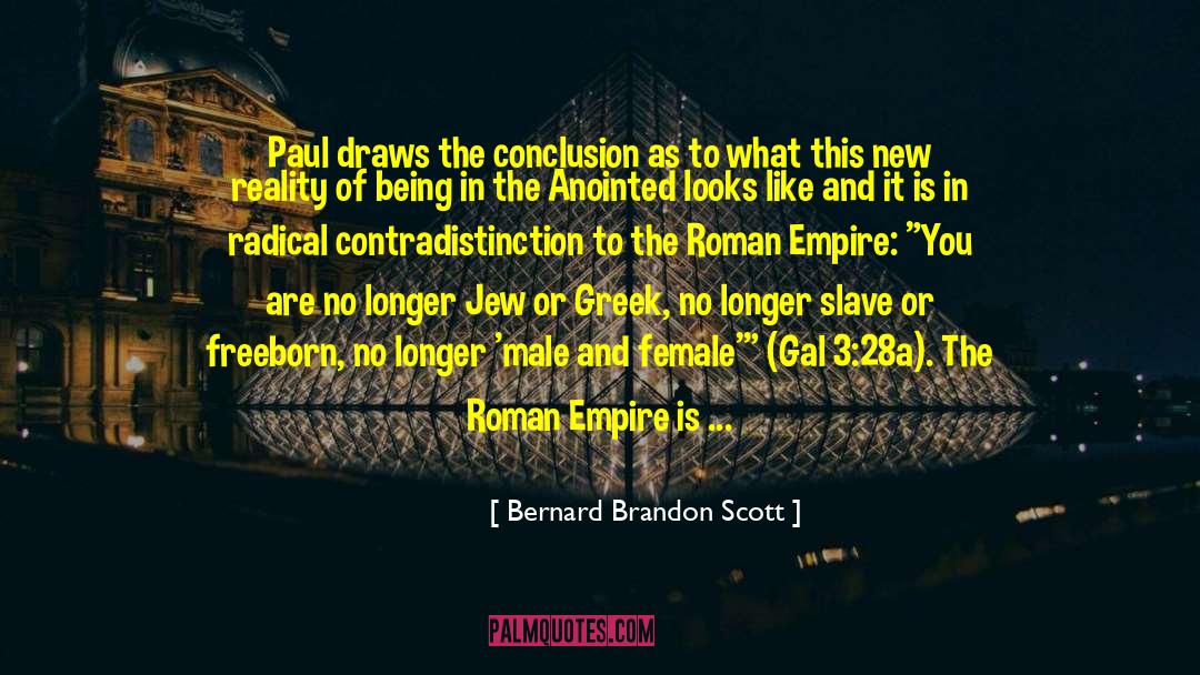 Roman Numerals quotes by Bernard Brandon Scott