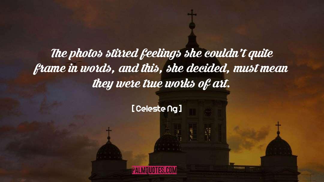 Romance And Art quotes by Celeste Ng