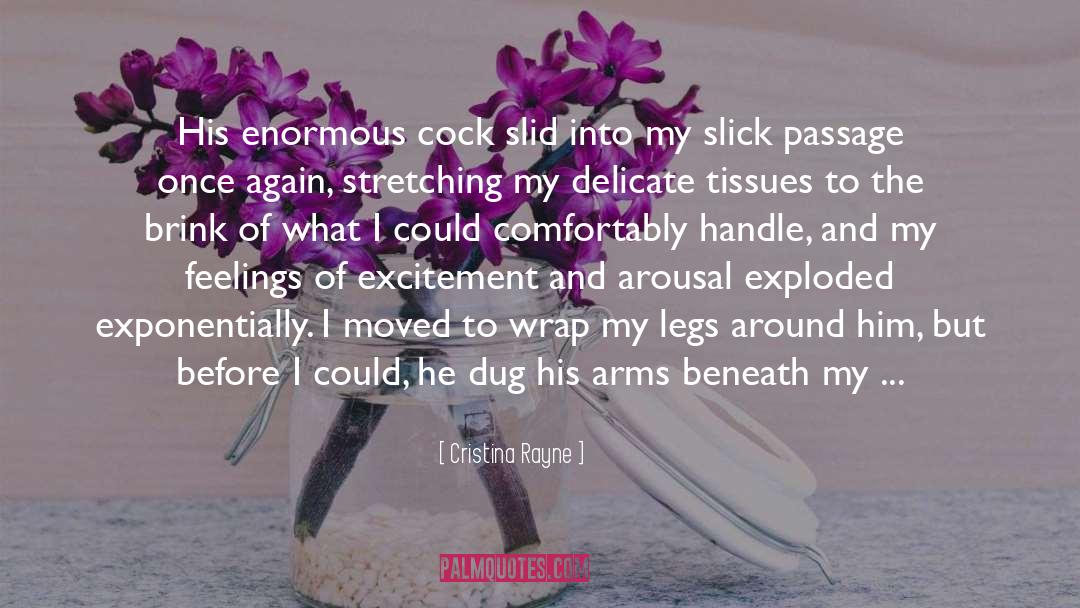 Romance Erotica quotes by Cristina Rayne