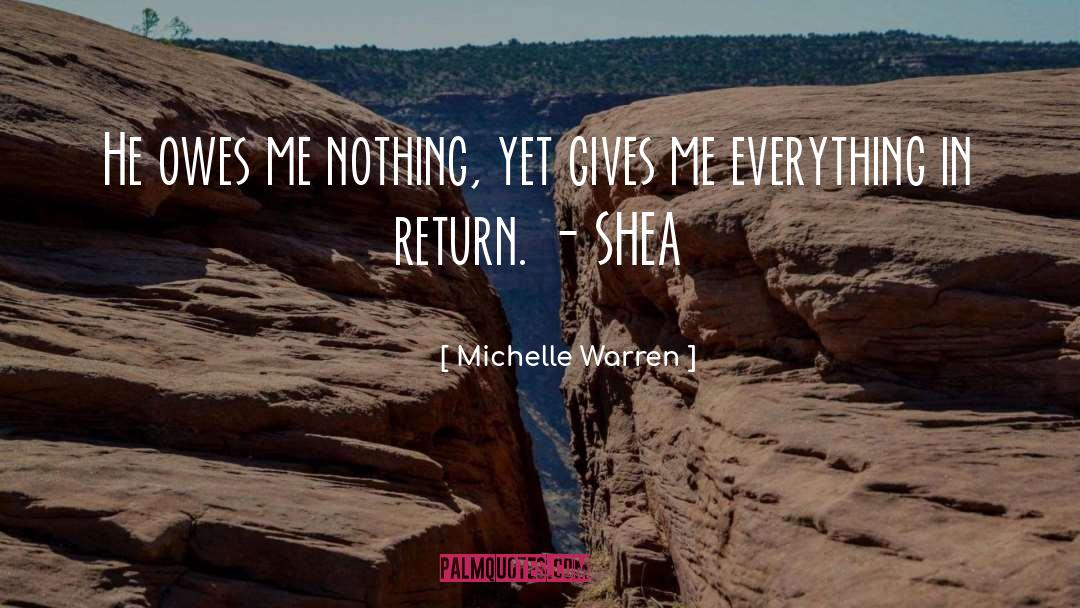 Romance Fantasy quotes by Michelle Warren