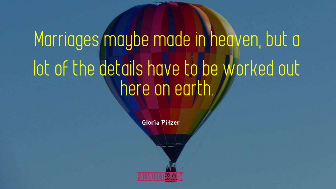 Romance In Marriage quotes by Gloria Pitzer