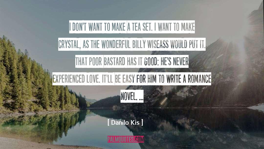 Romance Novel quotes by Danilo Kis