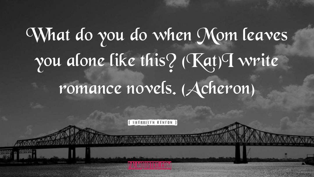 Romance Novels Chocolate Wine quotes by Sherrilyn Kenyon