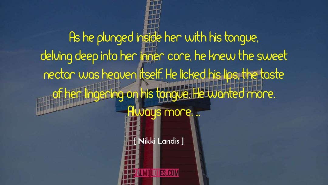 Romance Novels quotes by Nikki Landis