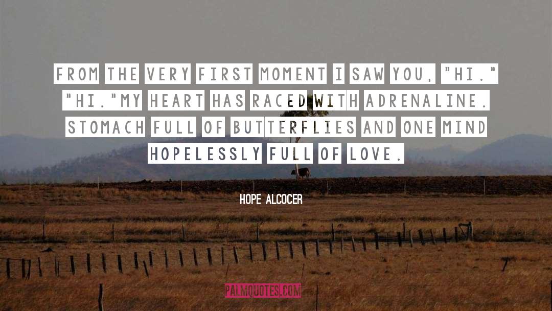 Romance Romance Novels quotes by Hope Alcocer