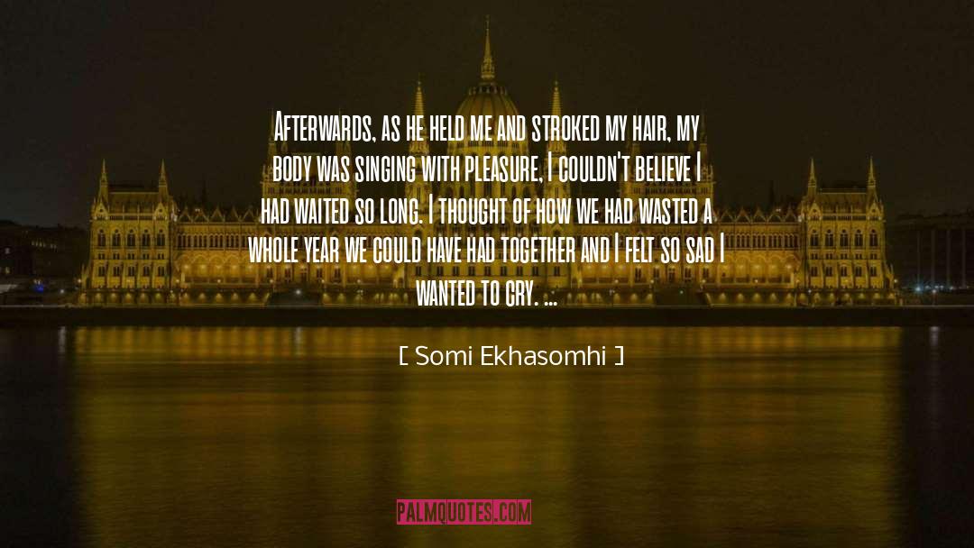 Romance Romance Novels quotes by Somi Ekhasomhi