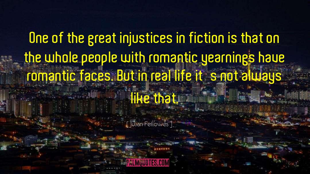 Romance Romantic Horror quotes by Julian Fellowes