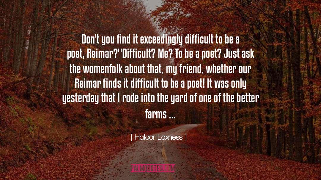 Romanini Farms quotes by Halldor Laxness