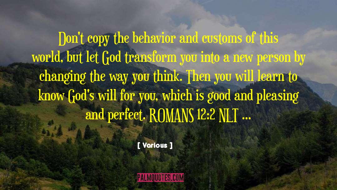 Romans 12 quotes by Various