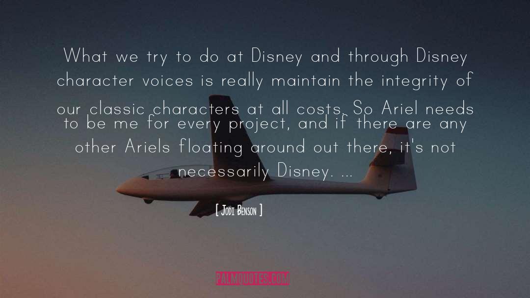 Romantic Disney Movie quotes by Jodi Benson