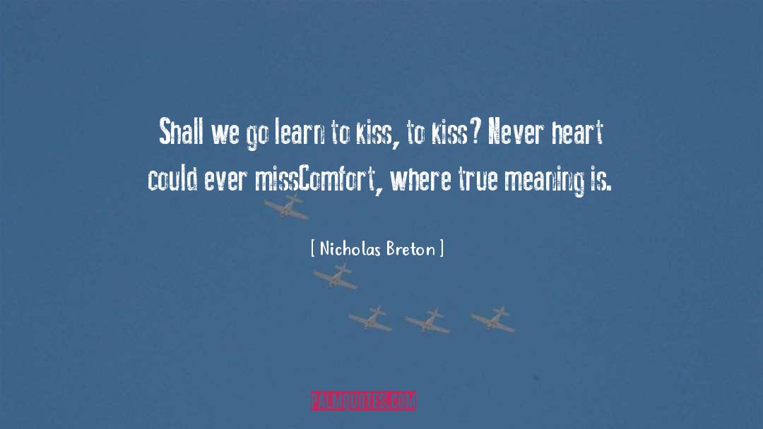 Romantic Kissing quotes by Nicholas Breton