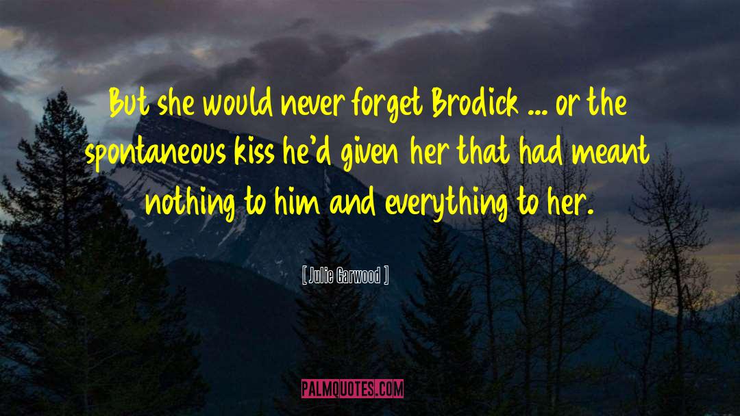 Romantic Kissing quotes by Julie Garwood