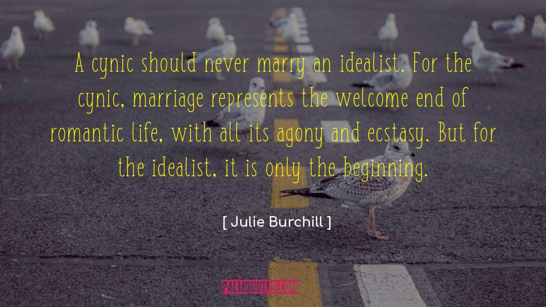 Romantic Life quotes by Julie Burchill