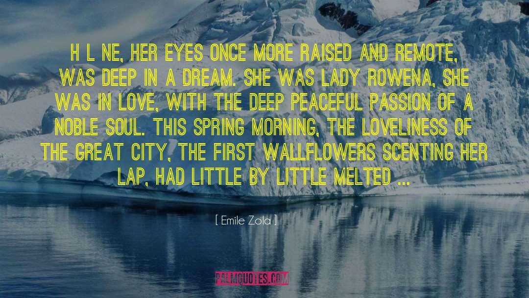 Romantic Little Love quotes by Emile Zola