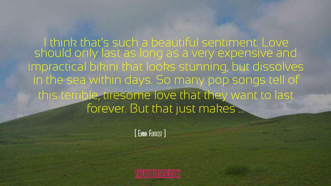 Romantic Movie Love quotes by Emma Forrest