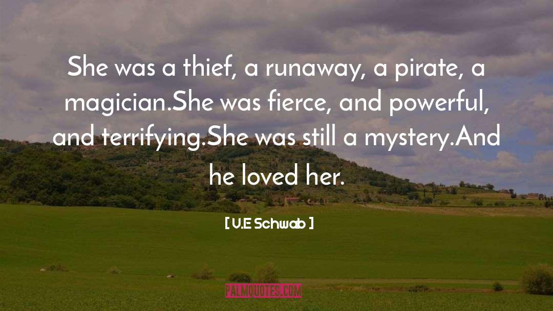 Romantic Mystery quotes by V.E Schwab