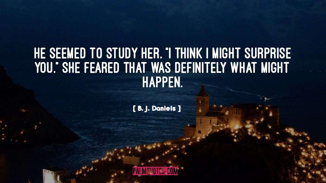 Romantic Novel quotes by B. J. Daniels