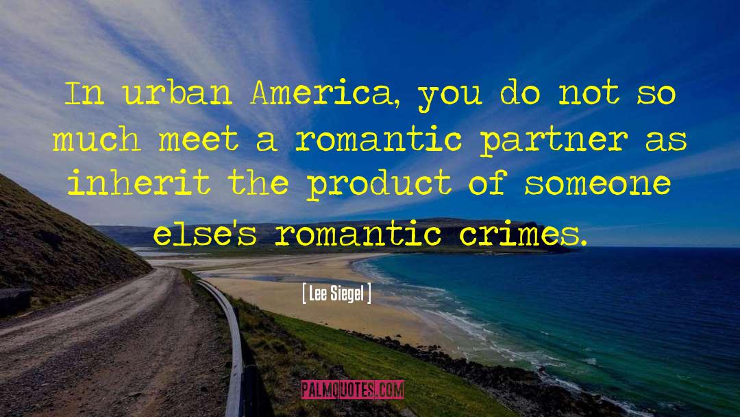 Romantic Partner quotes by Lee Siegel