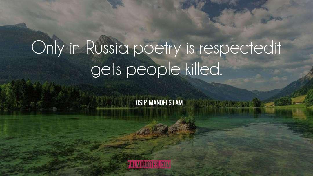 Romantic Poetry quotes by Osip Mandelstam