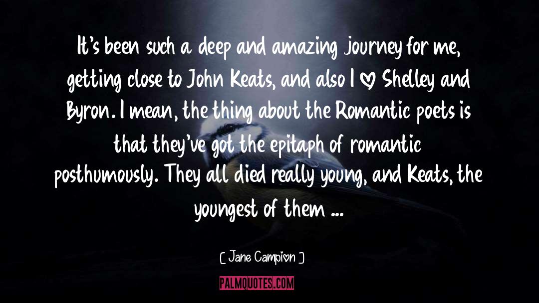 Romantic Poets quotes by Jane Campion