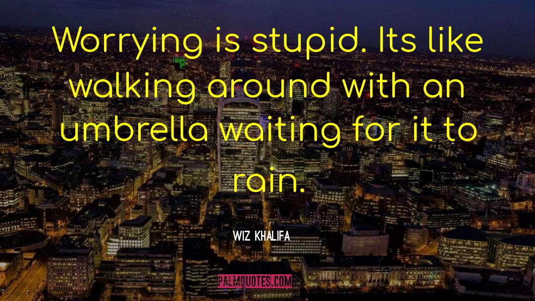 Romantic Rainy Season quotes by Wiz Khalifa