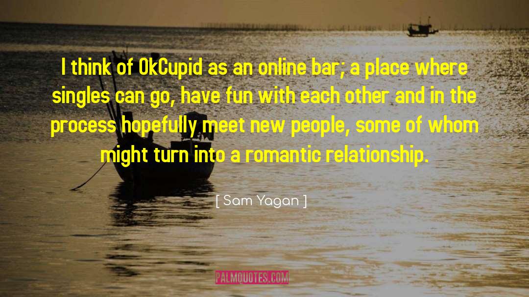 Romantic Relationship quotes by Sam Yagan