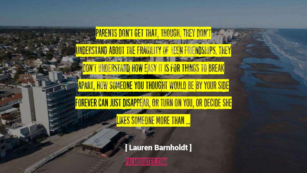 Romantic Relationships quotes by Lauren Barnholdt