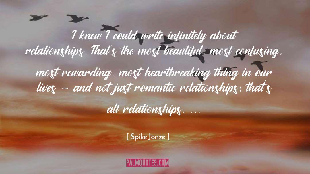 Romantic Relationships quotes by Spike Jonze