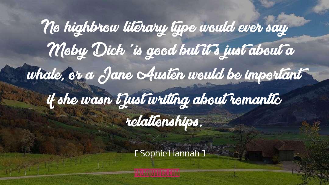 Romantic Relationships quotes by Sophie Hannah