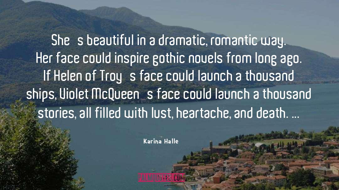 Romantic Scene quotes by Karina Halle