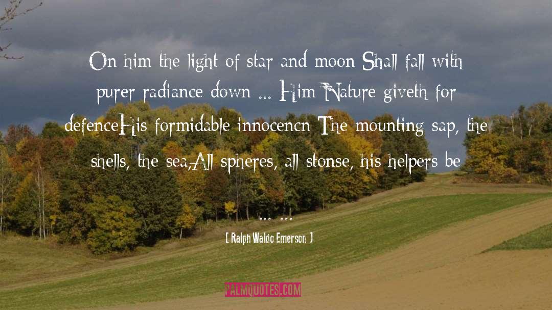 Romantic Star And Moon quotes by Ralph Waldo Emerson