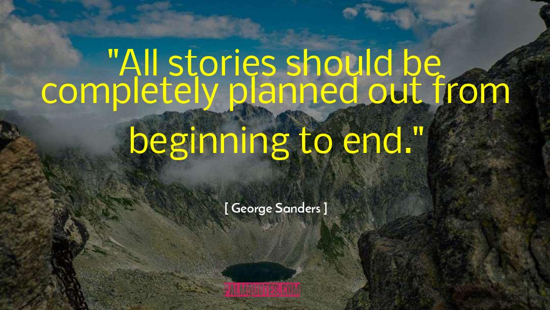 Romantic Stories quotes by George Sanders