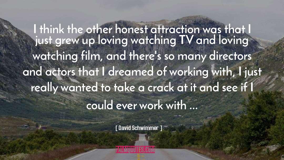 Romantically Honest quotes by David Schwimmer