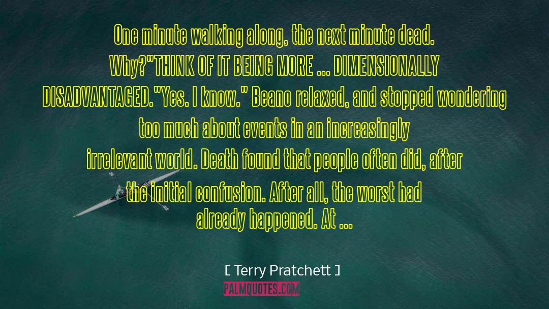 Romanticizing Dead People quotes by Terry Pratchett