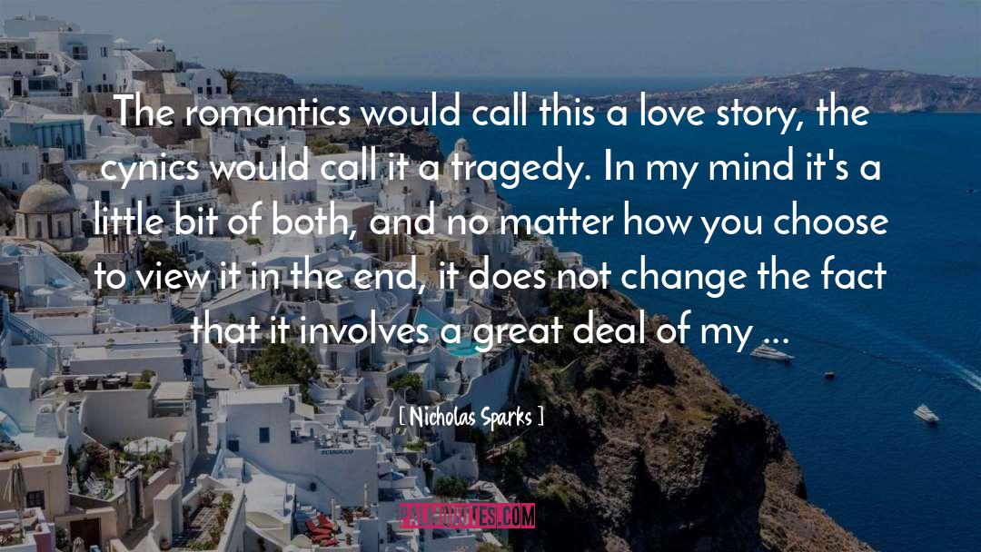 Romantics quotes by Nicholas Sparks