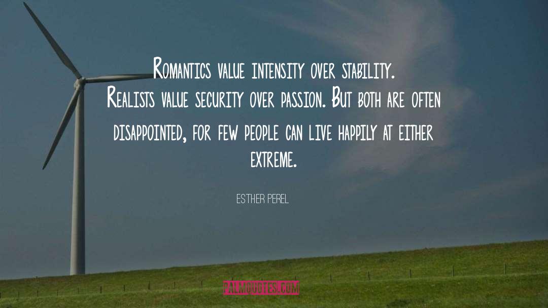 Romantics quotes by Esther Perel