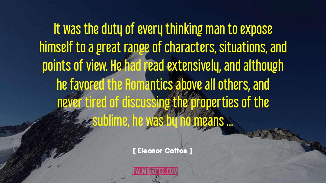 Romantics quotes by Eleanor Catton
