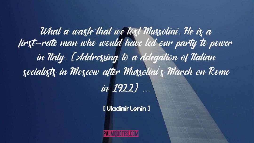 Rome quotes by Vladimir Lenin