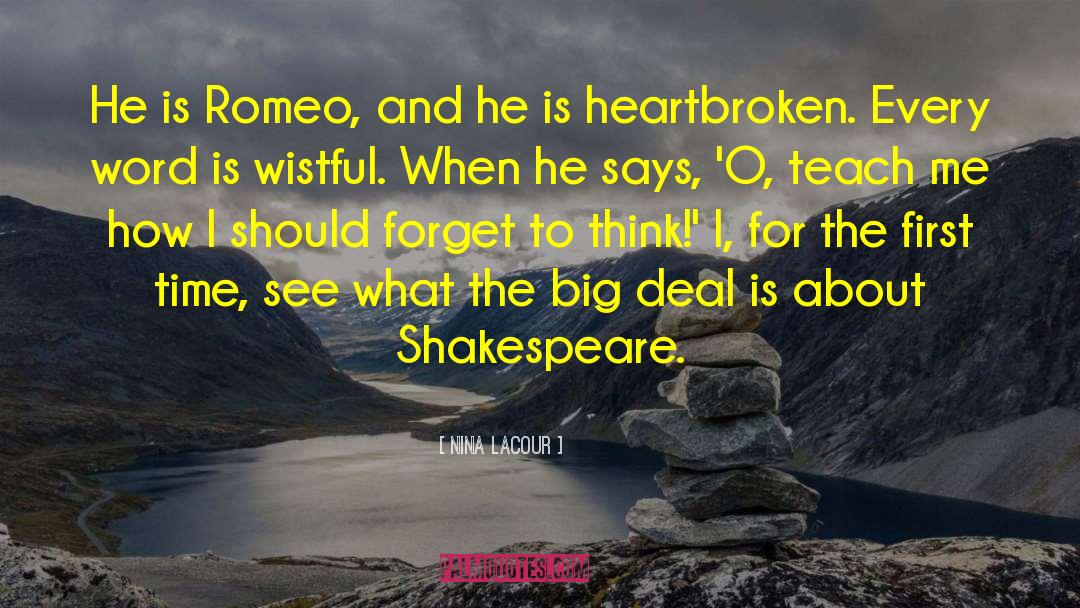 Romeo And Juliet Important quotes by Nina LaCour