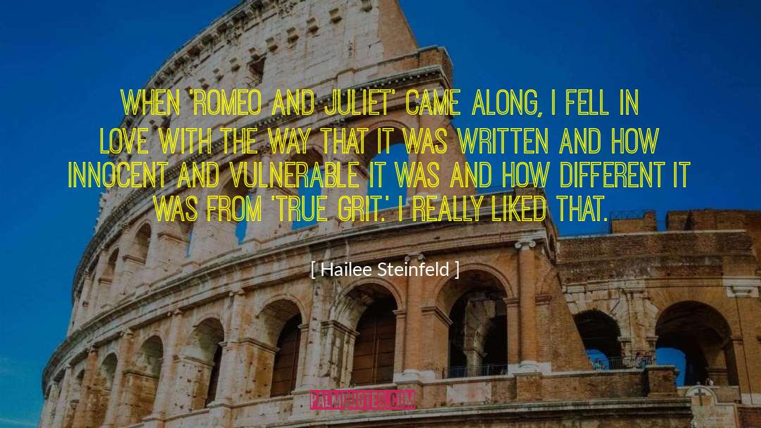 Romeo And Juliet Important quotes by Hailee Steinfeld