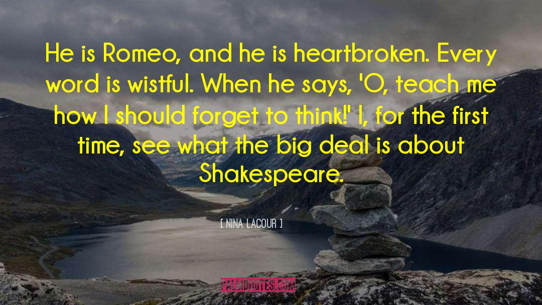 Romeo And Juliet Love quotes by Nina LaCour